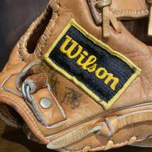 Wilson ウィルソン グローブ 野球 プロモデル 右投げ ソフトボール WG334 プロフェッショナル スポーツ ヴィンテージ グラブ _画像2