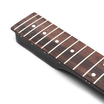 ギターネック テレタイプネック TL ローズウッド指板 フィンガーボード ギターパーツ 左手用 ブラック MU2174_画像5