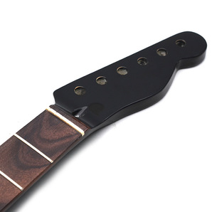 ギターネック TL テレタイプネック メイプル ローズウッド ブラック艶有り フィンガーボード ギターパーツ MU2153の画像2