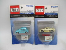 ★☆TOMY　トミカ　ピカピカトミカ　04　トヨタ　Will　Vi　06　日産　スカイラインGT-R　R-34　2台セット　新品未開封☆★_画像1