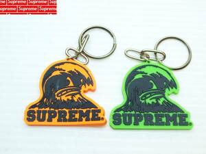 Supreme シュプリーム Wave Keychain Orange/Green 2011SS ウェイブ・キーチェーン オレンジ/グリーン 2個セット 新品未使用品