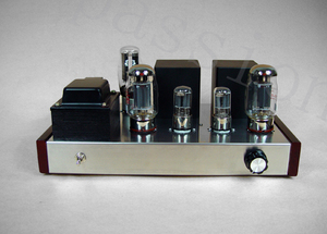  handmade!KT88 5 lamp type single vacuum tube stereo power amplifier final product 