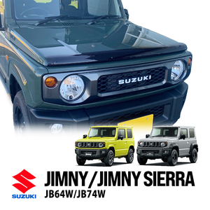  Suzuki Jimny JB64 Jimny Sierra JB74 bug guard bonnet protector deflector front guard black 