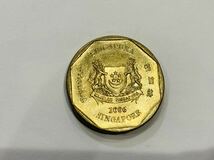 外国銭 硬貨3枚 おまとめ オーストラリア 50セント ノルウェー王国 10クローネ シンガポール 1ドル 希少 コイン_画像6