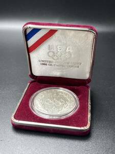 UNITED STATES MINT 1988 OLYMPIC COINS 銀貨 メダル USA プルーフ　1ドル　1DOLLAR 純銀 pure silver 約27g San Francisco