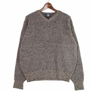 J.PRESS ジェイプレス 秋冬 Vネック ウール★ ニット セーター Sz.S　メンズ　E4T00350_2#K