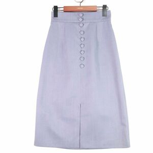 JILL STUART Jill Stuart through year front button trapezoid skirt Sz.M lady's E4B00085_2#R