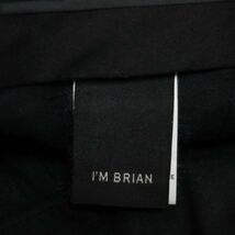 イタリア製★ I'M BRAIAN 秋冬 ストライプ★ テーパード パンツ Sz.46　メンズ グレー　E4B00097_2#Q_画像6