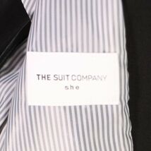 THE SUIT COMPANY スーツカンパニー 通年 セットアップ スカート スーツ Sz.38　レディース 黒　E4T00479_3#C_画像9