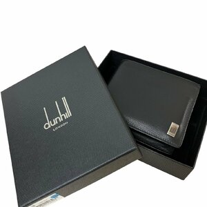 【美品、箱入】ダンヒル 二つ折り財布 レザー　　Dunhill