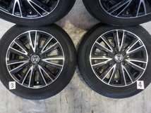 ☆バリ山☆ 4H 100 5.5J +50 15インチ 社外品 weds ウェッズ RiZLEY ライツレー アルミホイール タイヤ 185/60R15 BRIDGESTONE 4本_画像6