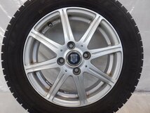 ☆20年製 山あり☆ 4H 100 4.5J +43 14インチ 社外品 アルミホイール 冬用 スタッドレス タイヤ 165/65R14 DUNLOP 4本_画像2