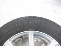 ☆20年製 山あり☆ 4H 100 4.5J +43 14インチ 社外品 アルミホイール 冬用 スタッドレス タイヤ 165/65R14 DUNLOP 4本_画像5