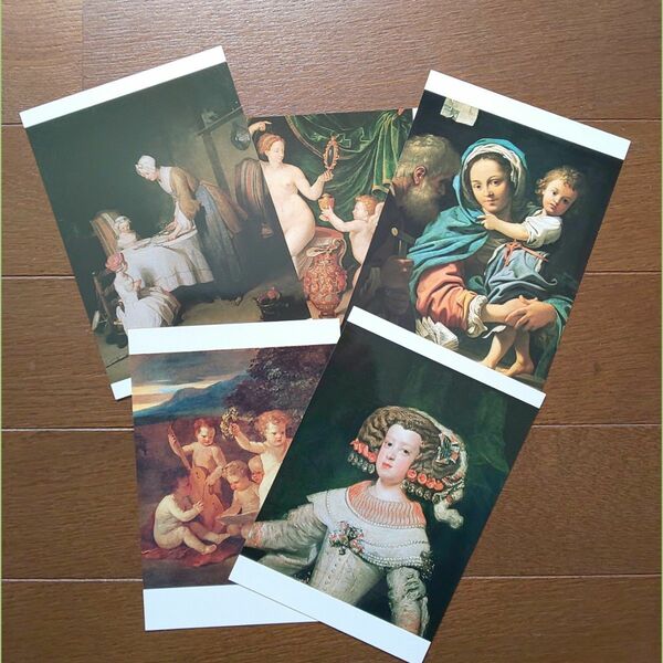 ポストカード ルーブル美術館 200年展 ５枚セット