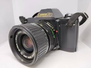 6597★Canon キャノン T50 一眼レフ フィルムカメラ レンズ付き 35-70ｍｍ 1:3.5-4.5 黒 ブラック マニュアルフォーカス 保管品