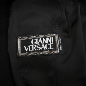 GIANNI VERSACE COUTURE 1990s ウールツイード スーツ セットアップ 裏地メデューサ 38 ジャンニヴェルサーチ ヴェルサーチェ 2212011の画像9