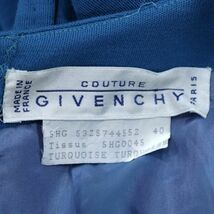 GIVENCHY Couture by Hubert De Givenchy AW1995 ゴールドボタン バイカラードレス ワンピース 95AW 40 ジバンシィ 本人期 2402024_画像10