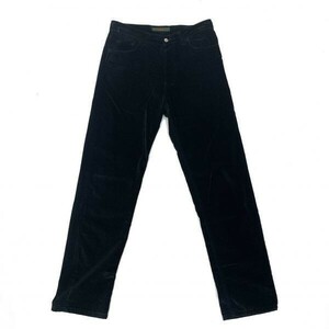 Katharine Hamnett Denim 1990s 初期 イタリア製 ベルベットパンツ ベロア ブラック キャサリンハムネットデニム