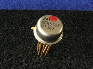 RC4558T【即決即送】レイセオン デュアルオペアンプ IC [189PrK/281976M] RAY, Raytheon Dual Op Amp. １個セット