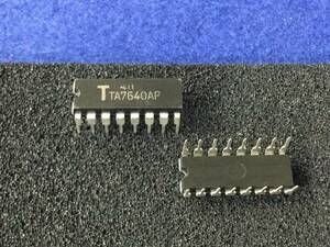 TA7640AP【即決即送】東芝 AM/FM IF システム IC [267PyK/290248M] Toshiba AM/FM IF System IC ２個 