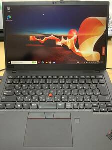 【中古】Lenovo ThinkPad X1 Carbon 7th Core i7 8665U メモリ16GB SSD256GB WIN10PRO