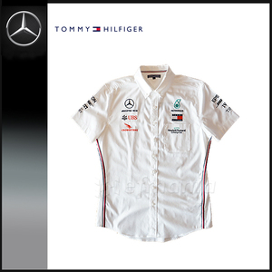 【非売品】メルセデスAMG F1 支給品 ピットシャツ トミーヒルフィガー L★日本GP 2020