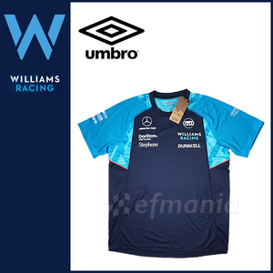 【非売品】2023 ウィリアムズ F1 支給品 トレーニングジャージー・シャツ XL umbro 新品★アルボン 日本GP 鈴鹿サーキット