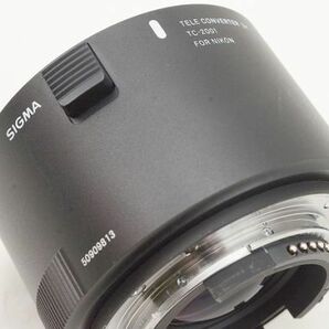 ☆極上美品☆ シグマ テレコンバーター SIGMA TELE CONVERTER TC-2001 元箱 付属品 Nikon用 ♯24031614の画像4