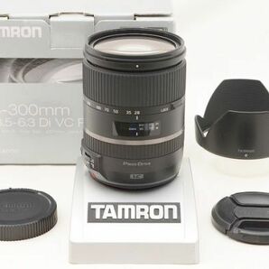 ☆極上美品☆ TAMRON タムロン 28-300mm F3.5-6.3 Di VC PZD A010 元箱 付属品 Canon用 ♯24032303の画像1