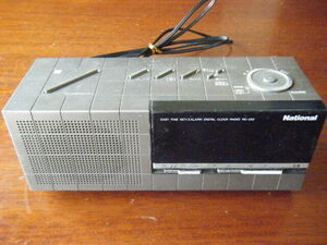 National　DIGITAL CLOCK RADIO RC-222 (AM/FM) 中古