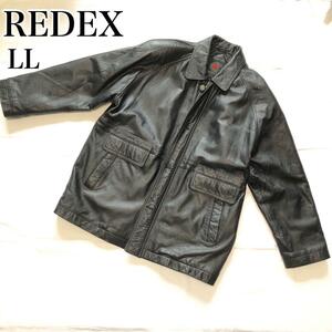 REDOX 90s ヴィンテージ レザージャケット　革　黒　LL　匿名配送