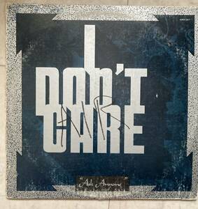 I DON'T CARE/ASK ANYONE オリジナルプロモ盤（NOT FOR SALE）レコード ブラスロック ジャズロック
