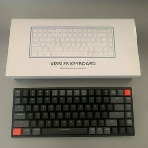 VISSLES KEYBOARD V84/ワイヤレスキーボード/Bluetooth/赤軸 ?/メカニカルキーボード/英語配列