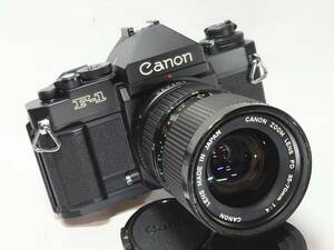 ★コレクション級美品・光学極上/動作良好★ Canon キャノン New F-1 Eye Level + NFD 35-70mm f4 キャノンの名機New F-1！#2397