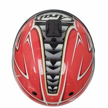 Arai アライ 競艇 ボートレースヘルメット サイズL 59-60cm 　ヘルメット　　AH-1010　ブラック/レッド　赤黒_画像6