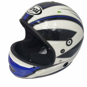 Arai アライ 競艇 ボートレースヘルメット サイズS 55-56cm 　ヘルメット　　AH-1010　ホワイトブルーライン