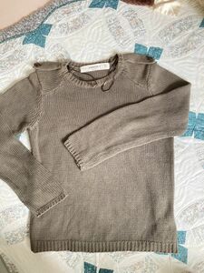 ZARA チャコールグレーのニット 美品です！