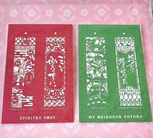 ☆新品☆鈴木敏夫とジブリ展 しおりセット 限定 スタジオジブリ となりのトトロ 千と千尋の神隠し totoro ブックマーカー