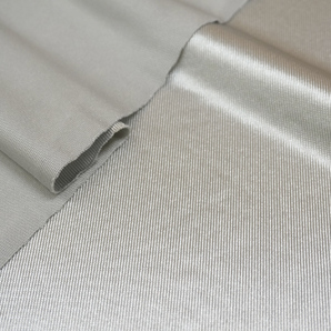 W 長5ｍ SW巾 silverグレイ サテン調ニット N100微凸凹光沢ストレッチの画像2
