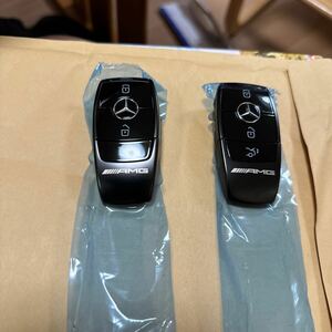 希少☆ 送料無料☆未使用保管品☆メルセデス　ベンツ 純正 スマートキー　AMG 現行 3ボタン AMG仕様 スマートキー キーレス ブラック 2個