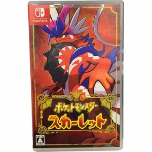 泉店24-304 【美品】 任天堂 ポケットモンスター スカーレット switch ニンテンドースイッチ用 ゲームソフト 全年齢対象 ポケモン