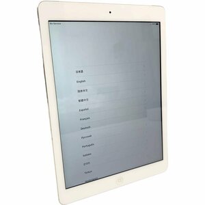 24-764 【良品/初期化済/残債無】 Apple A1475 MD794J/A iPad Air 第1世代 Wifi-Cellular 16GB ソフトバンク シルバー タブレット