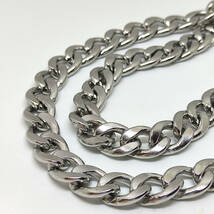 Silver Necklace 50cm 11mm 銀 喜平ネックレス シルバーチェーンネックレス シルバーネックレス メンズ レディース 304_画像2