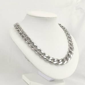 Silver Necklace 50cm 11mm 銀 喜平ネックレス シルバーチェーンネックレス シルバーネックレス メンズ レディース 304の画像5