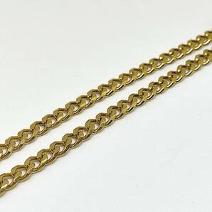 喜平ネックレス 18kgp シングル 二面 5mm 50cm 18k Gold Plated レディース メンズ ネックレス ゴールド Gold Necklace 301の画像2