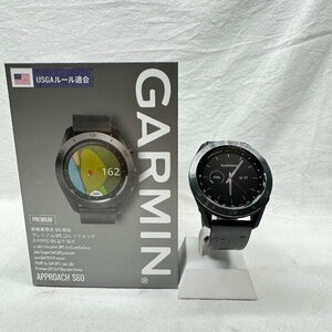 GARMIN　ガーミン　ゴルフウォッチ　APPROACH/S60　GPS　スマートウォッチ　腕時計　箱有り　充電コード付き　説明書付　替ベルト有