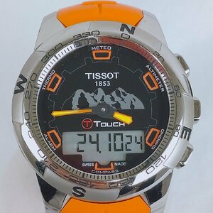 [稼働品] TISSOT　TーTOUCHⅡ　TO47.420.47.051.11　ユングフラウ鉄道敷100年記念モデル　クオーツ　ラバーベルト　ティソ　ティータッチ