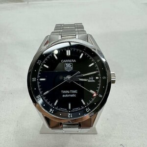 【時計】TAGHeuer　タグホイヤー　カレラツインタイム　WV2115.BA0787　オートマチック　自動巻き　箱有り　取説有り　腕時計