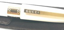 【USED】GUCCI グッチ チャーム付 ボールペン ソフトケース付 筆記確認済み_画像4