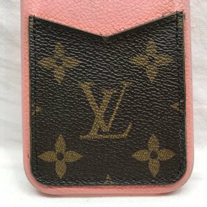 LOUIS VUITTON ルイヴィトン M81343/SN0292 バンパー モノグラム iPhone 13 Pro対応 アイフォンケース ピンク 中古品 現状品の画像4